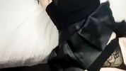 Big Ass Goth Girl in Mini Skirt and Garters Fucked Hard Doggy Style