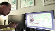 Lucky Kos Fucks Blonde Babe With Big Boobs For No Money!