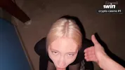 On my way home, I ran into a neighbor in the building's entrance and ended up ripping her tights