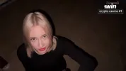 On my way home, I ran into a neighbor in the building's entrance and ended up ripping her tights