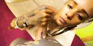 Timid Alt Girl Sloppy BJ to Hard Interracial Pounding