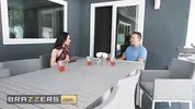BRAZZERS - Sage Hunter Keeps Flirting With Isa Bella’s Husband Until She Decides To Join The Fun