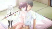 Perverted slut gets a creampie - Hentai
