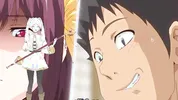 Perverted slut gets a creampie - Hentai