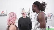 CuckoldSessions - Purple Haired Babe Gets Fucked Hard In Front Of Her Husband