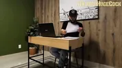 I hire a whore while my wife works and we end up having a threesome without a condom