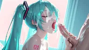 Hatsune Miku backstage performance (AI)