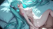 Hatsune Miku backstage performance (AI)