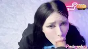 18 year old girl was fucked hard and I cum on her face