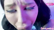 18 year old girl was fucked hard and I cum on her face