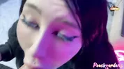 18 year old girl was fucked hard and I cum on her face