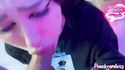 18 year old girl was fucked hard and I cum on her face