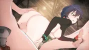 【Zenless Zone Zero Belle】gangbang 3D Hentai Animation.(Fingering,handjob,blowjob,sex)