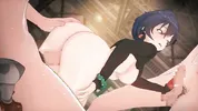 【Zenless Zone Zero Belle】gangbang 3D Hentai Animation.(Fingering,handjob,blowjob,sex)