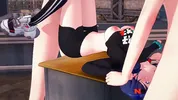 【Zenless Zone Zero Belle】gangbang 3D Hentai Animation.(Fingering,handjob,blowjob,sex)
