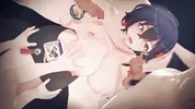 【Zenless Zone Zero Belle】gangbang 3D Hentai Animation.(Fingering,handjob,blowjob,sex)