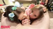 Anal threesome with girls who have the most beautiful round asses.