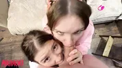 Anal threesome with girls who have the most beautiful round asses.