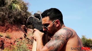 Jayme Janes Heats Up The Desert With Sex And Cum Swallowing