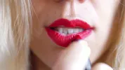 ASMR Blowjob Close Up - Blonde Love Rough And Deep Throbbing Cock