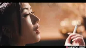 Sexy Japanese Asian Kawaii Girl Smoking Cigarette While Touching Herself In The Pussy