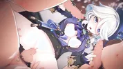 【Genshin Impact Furina】gangbang 3D Hentai Animation.(Fingering,handjob,blowjob,sex)