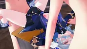 【Genshin Impact Furina】gangbang 3D Hentai Animation.(Fingering,handjob,blowjob,sex)