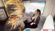 BangVan - Busty RV Driver Jennifer Mendez Takes a Real Dinosaur on Board!