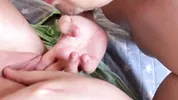 PUSSY EATING! The Tinder guy's tongue brings my clit to orgasm. 4K, POV