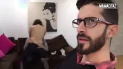 Curvy Latina Gags on His Cock Then Gets Her Oiled Ass Pounded Doggy
