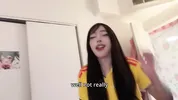 I invite my friend to my house to watch the World Cup because I wanted to him