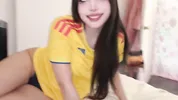 I invite my friend to my house to watch the World Cup because I wanted to him