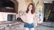 Horny Redhead Shelley Bliss Rides A Thicc Cock Outside - MAMACITAZ