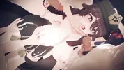 【Genshin Impact Hu Tao】gangbang 3D Hentai Animation.(Fingering,handjob,blowjob,sex)