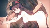 【Genshin Impact Hu Tao】gangbang 3D Hentai Animation.(Fingering,handjob,blowjob,sex)