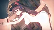 【Genshin Impact Hu Tao】gangbang 3D Hentai Animation.(Fingering,handjob,blowjob,sex)