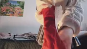 Dancing in my university room mini skirt no panties perfect ass massage anal before class blonde