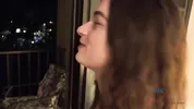 POV - After a naked swim in the ocean, you take Jayde Symz back to the hotel for a smoke and some naked one on one time.