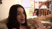 POV - After a naked swim in the ocean, you take Jayde Symz back to the hotel for a smoke and some naked one on one time.