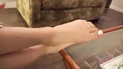 POV - After a naked swim in the ocean, you take Jayde Symz back to the hotel for a smoke and some naked one on one time.