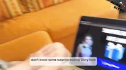 Surprise Box Glory Hole from My Girlfriend — I Fucked Her Like a Stranger