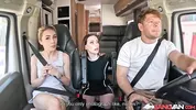 BangVan - Redhead Abbey Margot aka Abby Margarita & her Jealous Girlfriend Ride Bang Van!