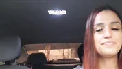 Passenger shows his dick to naughty app driver!