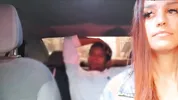Passenger shows his dick to naughty app driver!