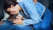 Passenger shows his dick to naughty app driver!