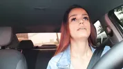 Passenger shows his dick to naughty app driver!