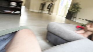 Super Horny Step Sis Makes Step Bro CUM 3 TIMES ~ 2 Cumshots & A Creampie ~ Violet Gems