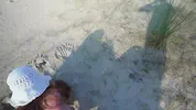 LUCKY VOYEUR FUCKS A BIG ASS STRANGER ON THE NUDIST BEACH WHILE SHE'S DOING NAKED YOGA... BIG CREAMPIE