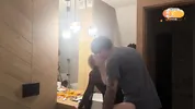 Hot Sex of a Real Couple in the Bathroom Ended with a Cumshot on Her Tits