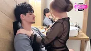 Hot Sex of a Real Couple in the Bathroom Ended with a Cumshot on Her Tits